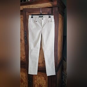 Ralph Lauren Cream Straight-Leg Pants size 6